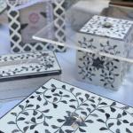 FLORAL ACRYLIC CAKE STAND