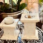 Classic Candle/Burner Stand-Black