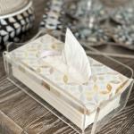 Rectangular Acrylic tissue box