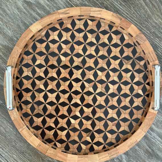 The Star gaze Round Tray